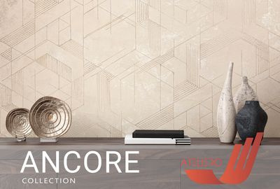 Ancore.    Артикул: 58991х, 58992х.       Винил горячего тиснения на флизелиновой основе.    Размер: 1,06 х 10,05м
