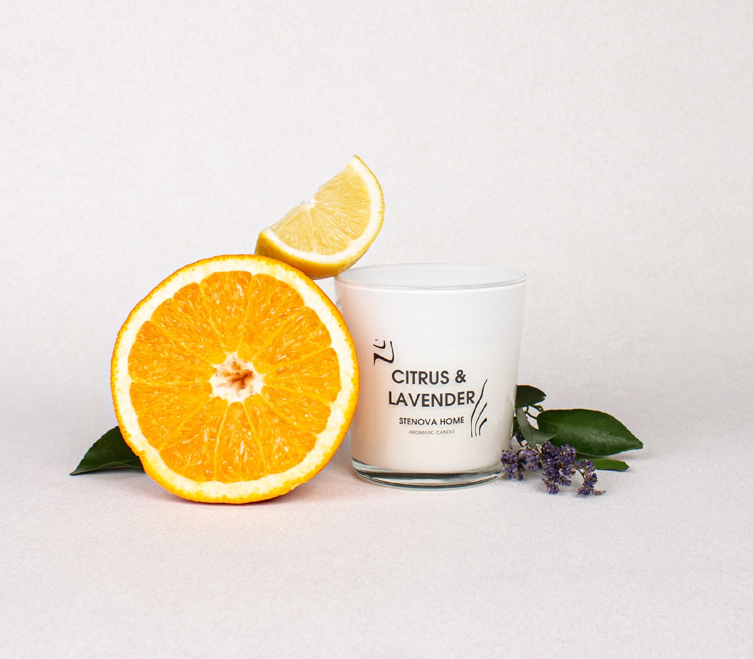 Свеча ароматическая CITRUS &amp; LAVENDER