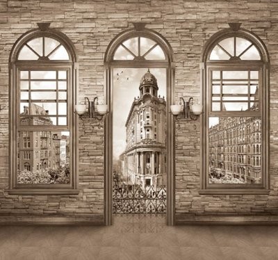 Теплые воспоминания. Фотообои. Размер: 291х272 см.