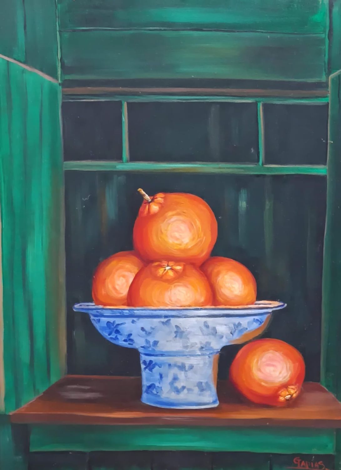 Oranges by the Emerald Window