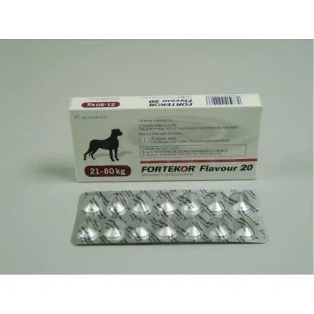 Fortekor 20 mg tablets (28 tablets) *vet script required