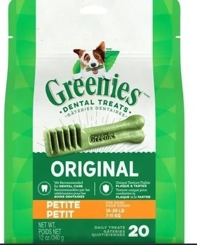 Greenies Dog Treatpak Petite (20)