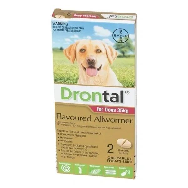 Drontal Flavoured Allwormer Dog 20-35kg (2)