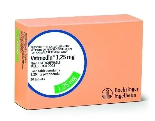 Vetmedin chewable tablet 1.25 mg single *vet script required