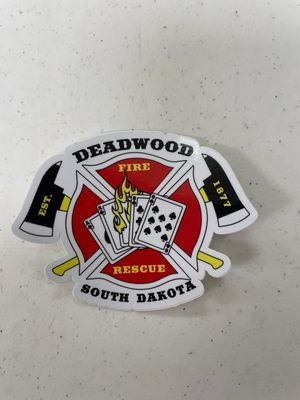Deadwood Fire Department Sticker