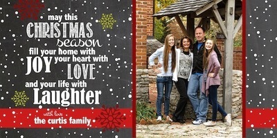 4x8 Personalized Christmas Cards