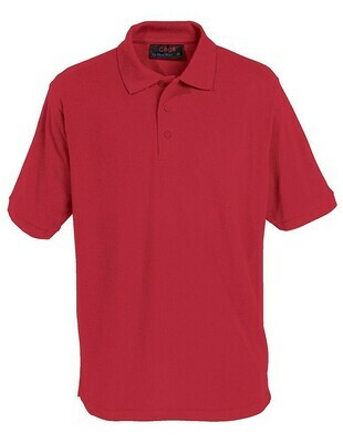 Pennine Way Red Polo shirt with School Logo