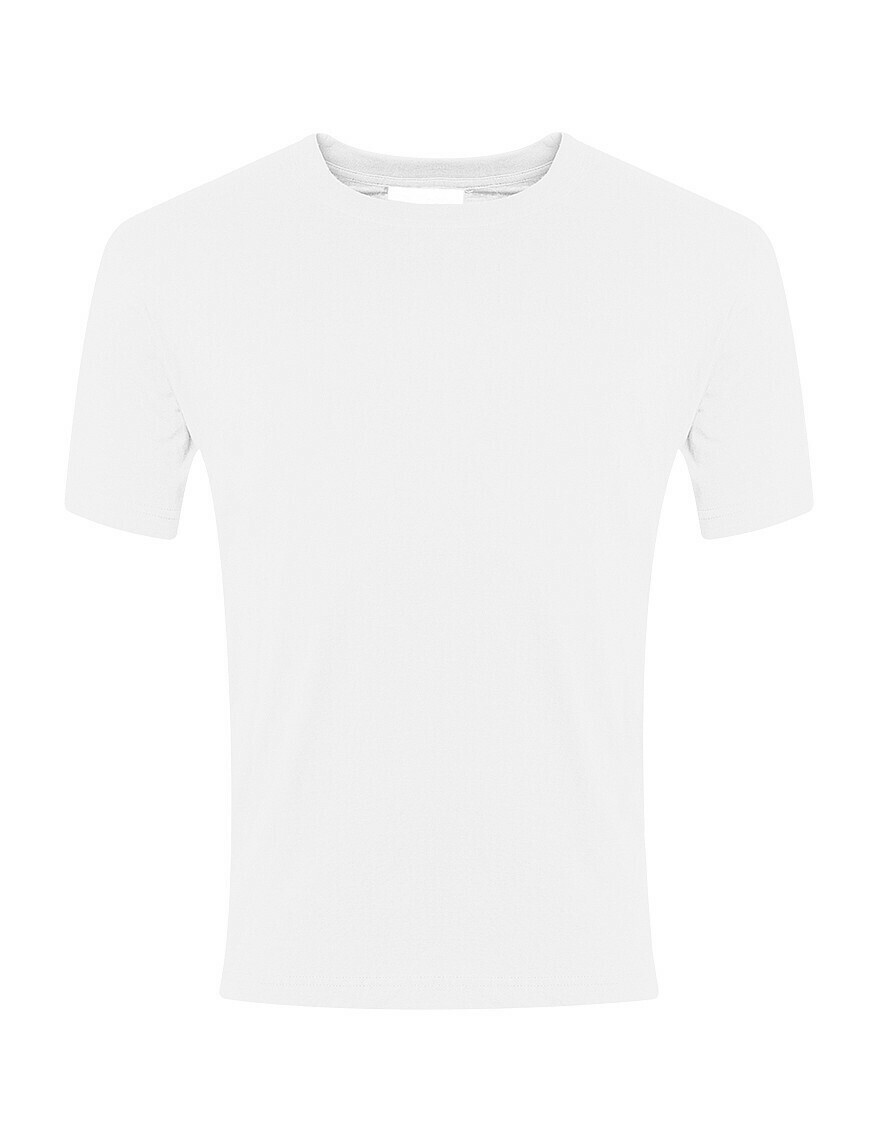 Pennine Way White PE T-Shirt with School Logo