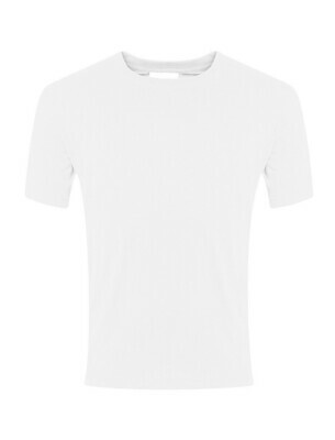 Pennine Way White PE T-Shirt with School Logo