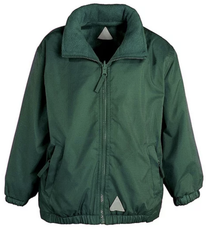 Fairmeadows Forest School Bottle Green Jacket with Forest School Logo