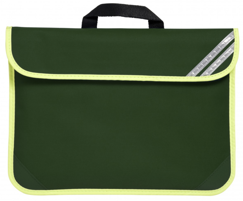 Needwood CE Primary Bottle Green Book Bag