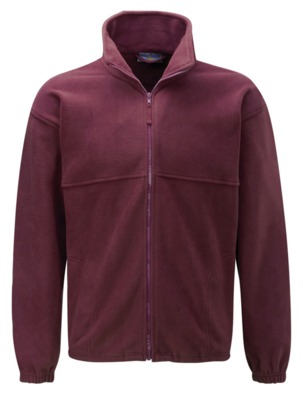 Stanton Burgundy Fleece with School Logo