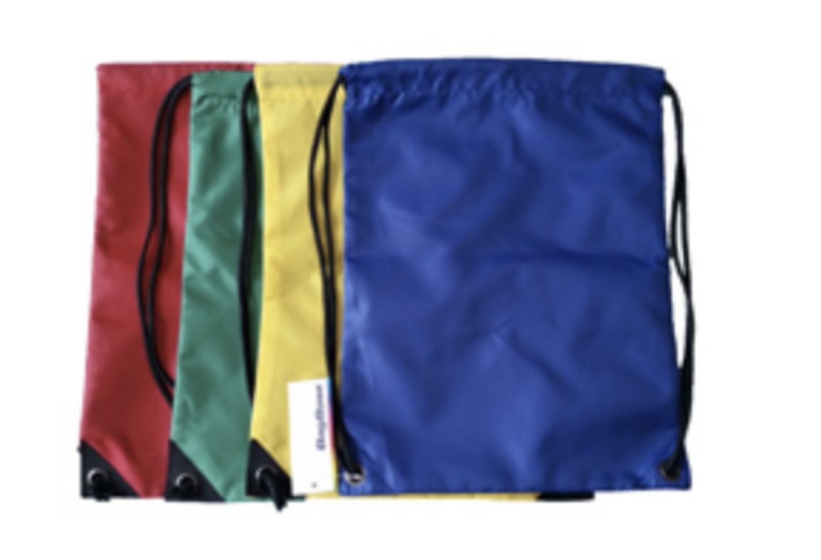 Three Trees Burgundy Gym Bag with School Logo