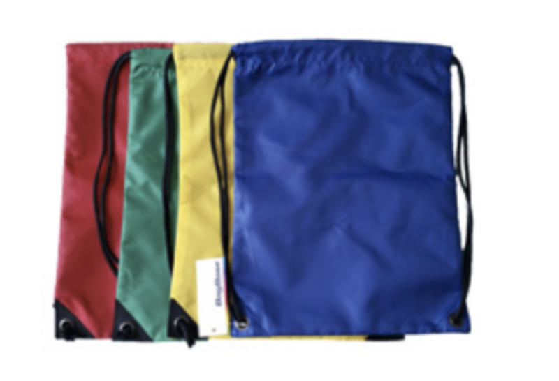 Three Trees Burgundy Gym Bag with School Logo