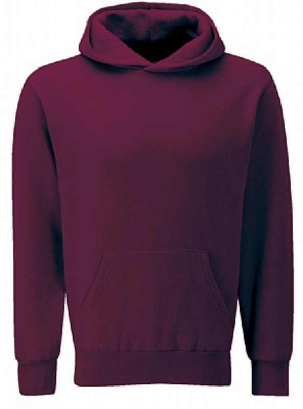 4th Burton (Egdehill) Scout Group Maroon Hoody with Club Logo (Senior)