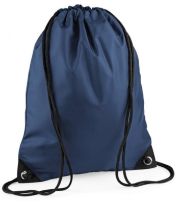 Glascote Academy Navy Gym Bag with School Logo