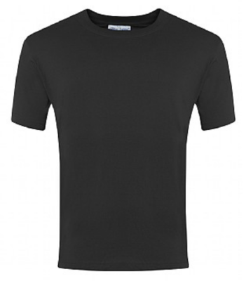 Anker Valley Black PE T-Shirt with School Logo