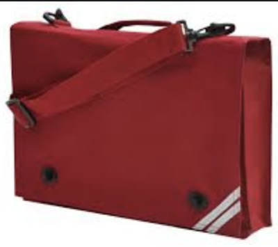 Anker Valley Red Document Case with School Logo