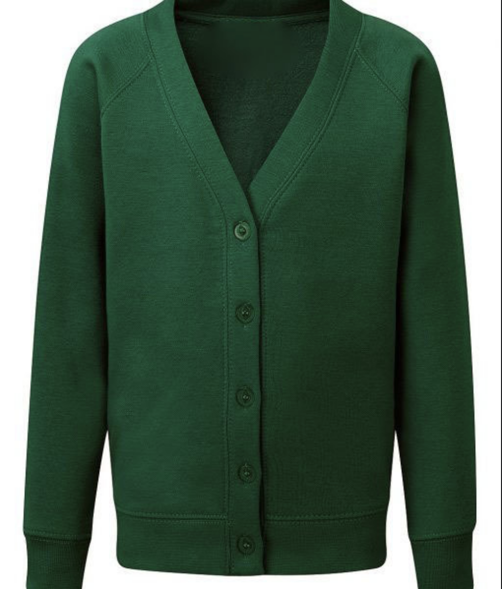 Dosthill Nursery & Care Club Bottle Green Cardigan (OPOJ) 2024