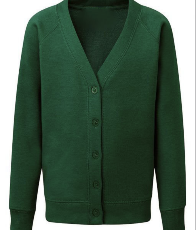 Dosthill Nursery & Care Club Bottle Green Cardigan (OPOJ) 2024