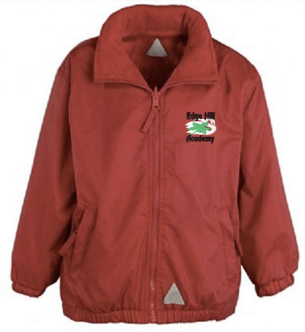 Edge Hill Academy Red Jacket with School Logo
