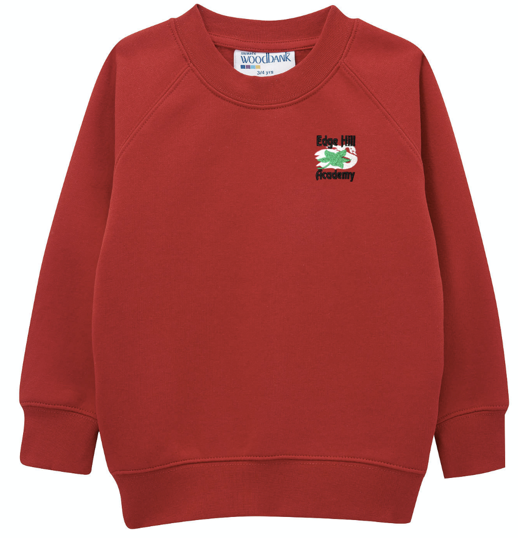 All Saints Rangemore Red Sweatshirt with School Logo