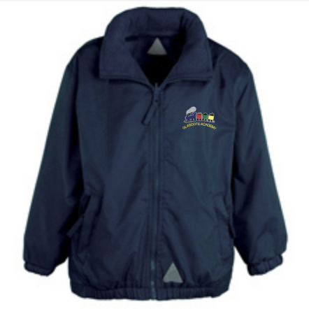 Glascote Academy Navy Coat with School Logo