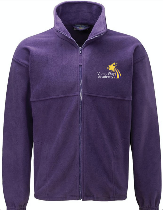 Violet Way Academy Fleece with School Logo