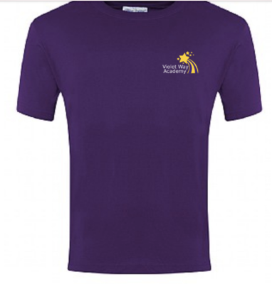 Violet Way Academy PE T-Shirt with School Logo
