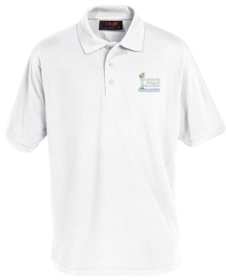 Ankermoor White Polo with School Logo