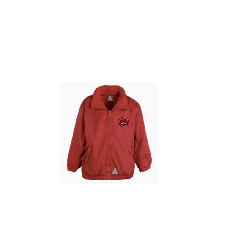Repton Red Coat with School Logo