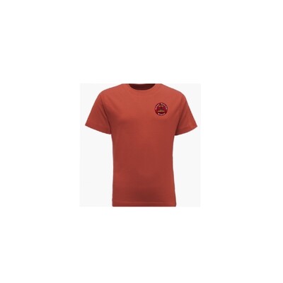 Repton Red PE T-Shirt with School Logo