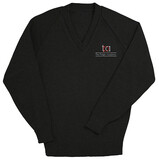 Pingle Academy Black V Neck Jumper (Junior Sizes)