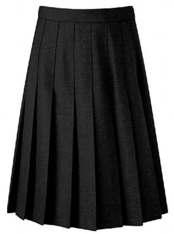 Black Pleated Skirt  (Junior Sizes)