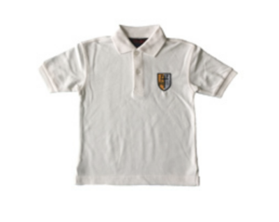 Lichfield St Peter and Paul Nursery White Polo with School Logo