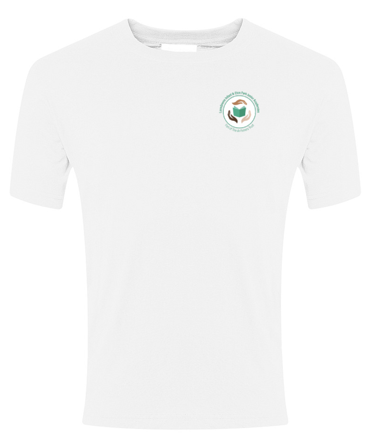 Eton Park White PE T-Shirt with School Logo