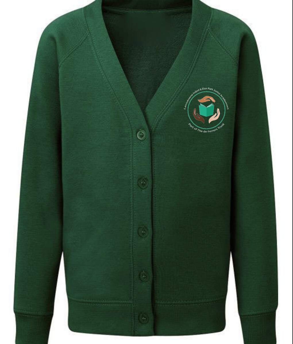 Eton Park Cardigan with School Logo