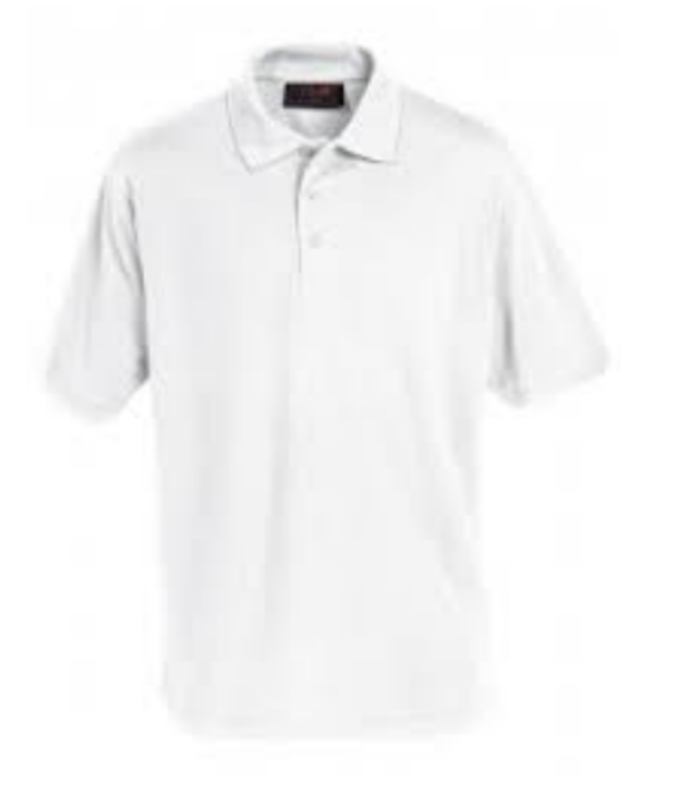 Springfield White Polo with School Logo