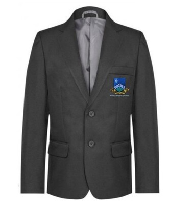 Abbot Beyne Boys Black Slim blazer with NEW school logo (DL1994B) (Junior Sizes)