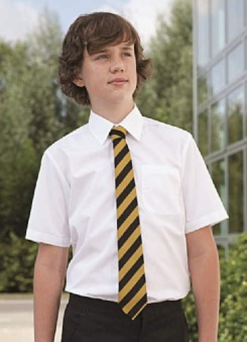 Banner Boys White Shirt (twin pack s/s) Ref 911351 (Junior Sizes)