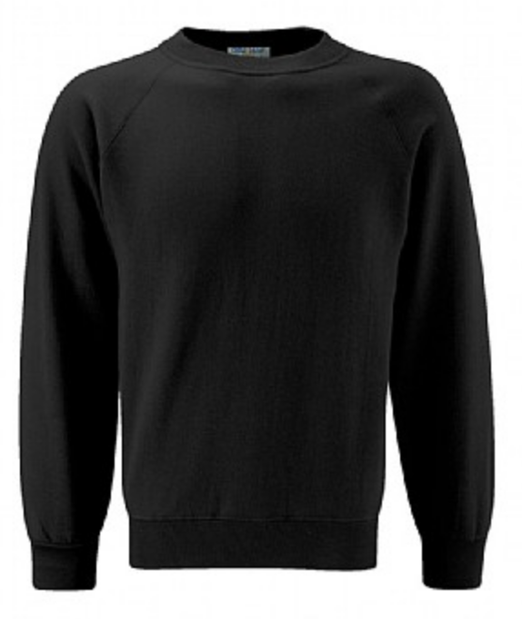 Fairmeadows Forest Black PE Sweatshirt with School Logo