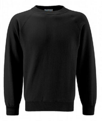 Holy Rosary Black PE Sweatshirt with School Logo