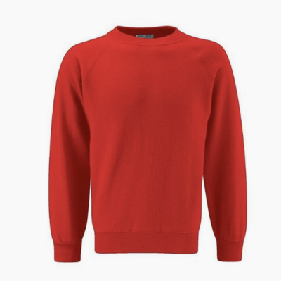 Winshill Red Sweatshirt with School Logo