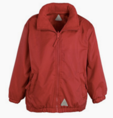 Winshill Red Reversible Coat with School Logo