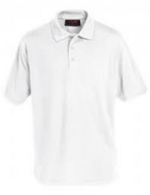 Manor Primary White Polo with School Logo