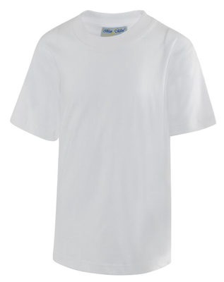 Garden Village White PE T-Shirt with Logo
