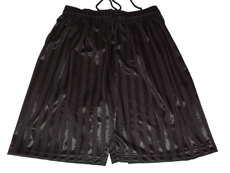 Black Shadow Stripe Shorts
