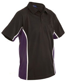 JT Free School Panelled Polo Shirt with House Logo (G920) (Senior Sizes)