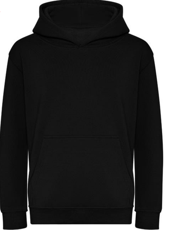 Richard Crosse Black PE Hoody with logo