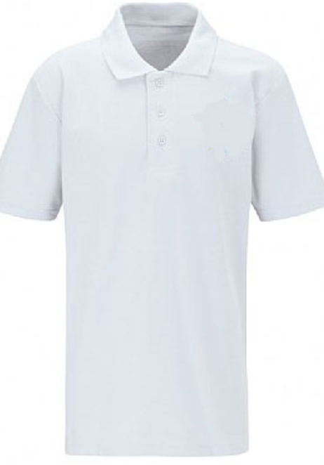 Yoxall St Peter's White PE Polo with School Logo (2025)